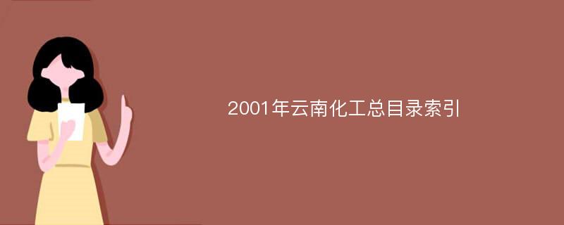 2001年云南化工总目录索引